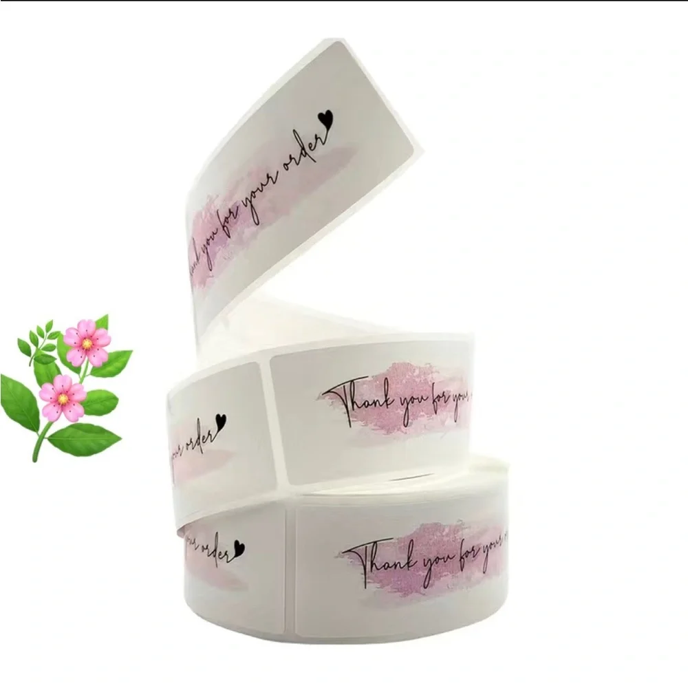 500 pcs/roll “THANK YOU for your Order” Decorative Sealing Stickers